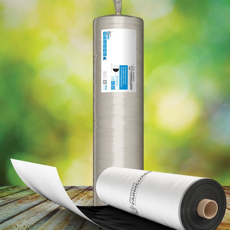 A new recyclable sheeting with added protection for silage or crimped grain clamps